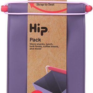 Hip Reusable Silicone- Luch Bag- Medium- (Plum)